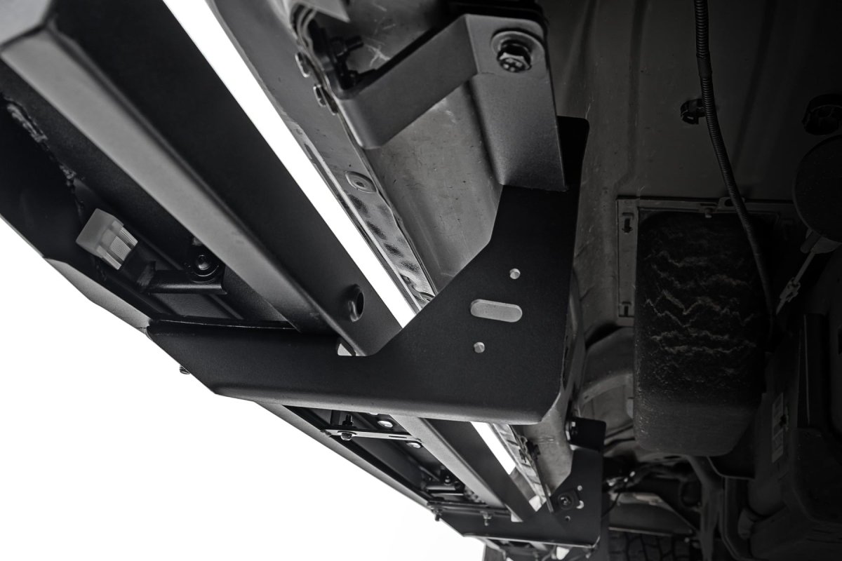Ram 1500 TRX Running Boards - Rough Country - AC2 - Amber/White - '21-'24